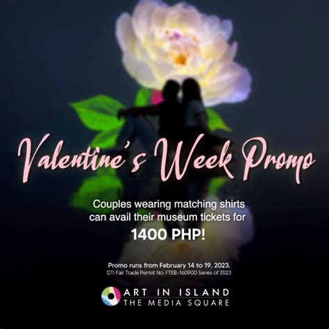 art in island entrance fee 2023|Cool Art In Island Valentine's Week Promo 2023.